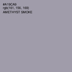 #A19CA9 - Amethyst Smoke Color Image